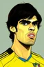 Placeholder: Kaka Brazilian football player cartoon 2d