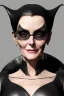 Placeholder: Carmen Dell`orifice as evil queen in black leather, leather, busty, cleavage, angry, stern look. character design by cory loftis, fenghua zhong, ryohei hase, ismail inceoglu and ruan jia. unreal engine 5, artistic lighting, highly detailed, photorealistic, fantasy