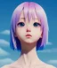 Placeholder: Anime girl cute neck head portrait, princes costume, village, meditation, cyberpunk, 8k quality, blue eyes, yellow hair, head voice