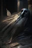 Placeholder: ((An ancient relic from a longlost civilization preserved for centuries in wrappings of delicate linen a mummy lies silently in its tomb its body desiccated and shriveled its oncevibrant features now frozen forever in time)), dark and moody, with intense contrast and warmly lit eyes that give a hint of hope, detailed feathers, Digital painting, Artstation, Matte, Sharp focus, Illustration, Art by loish and ross tran and artgerm, Trending on deviantart.