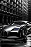 Placeholder: Modern Bugatti car 3D on the street it's wallpaper