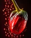 Placeholder: A [red chili pepper] with a transparent background, adorned with [glistening water droplets]. Shot from a top-down perspective. Captured using a Hasselblad camera with ISO 100. Expertly color graded for a professional finish. Soft shadows create depth and dimension. Clean, sharp focus draws attention to the pepper's details. High-quality retouching enhances the overall image. Perfect for food magazine photography, award-winning advertising, and commercial projects