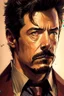 Placeholder: A portrait of Tony Stark from Iron Man Comics
