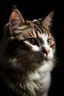 Placeholder: portrait of a cat