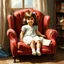Placeholder: Illustration of Marcel Marlier, à little girl in an armchair