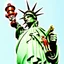 Placeholder: The Statue of Liberty holding a monkey wrench