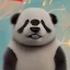 Placeholder: pixar art style of a mega cute and fluffy baby panda in natural environment, vivid color, full body, by mobeius, au naturel, hyper detailed, digital art, trending on artstation, cinematic lighting, studio quality, smooth render, unreal engine, octane render, art style by klimt and nixeu and ian sprigger and wlop and krenz cushart