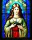 Placeholder: woman. stained glass