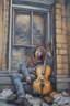 Placeholder: art, painting, street art, street, russian depression, music album, from the window, depression, russian 90