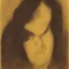 Placeholder: portrait of a depressed woman by almeida junior, grainy