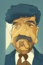 Placeholder: Mohamed Morsy Former President of Egypt i Cartoon 2d