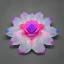 Placeholder: transparent multicolor crystal rose leaf