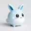 Placeholder: Appearance: Binomi is a small, round creature that resembles a cute ball. Color: Its primary color is light blue, with small white spots that look like stars. Eyes: It has large, round eyes that reflect innocence and curiosity. Ears: Its ears are small and pointed, resembling rabbit ears. Legs: It has short, chubby legs, which make it look funny when it moves. Tail: Its tail is short and fluffy, adding a touch of cuteness to its appearance. Expression: It wakes up with a sleepy and f