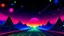 Placeholder: sea of stars retrowave wallpaper pine road disco