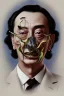 Placeholder: Potrait of dali as dali style paint