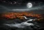 Placeholder: Moon Eclipse Season, comic fog, colorful, space-universe, most of which is black and white, with planets and stars, energy, molecular, textures, iridescent and luminous scales, breathtaking beauty of space, pure perfection, divine presence, unforgettable, impressive, breathtaking beauty of the universe, volumetric light. Jeremy Mann. Spartak Mukanovski. Greg Rutkowski