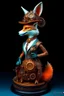 Placeholder: Kitsune Steampunk calidad ultra intrincado hiperdetallado full body