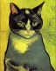 Placeholder: Retrato de um gato por Van Gogh