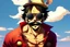 Placeholder: luffy with sunglasses and mustaches