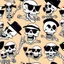 Placeholder: skeleton whit sunglasses emotes sheet