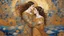 Placeholder: Style klimt, order, peace, lovers embracing, luxury, dream world, calm beauty, fantasy world, magic, beautiful composition, exquisite detail