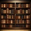 Placeholder: Generate an image of an empty bookshelf with wooden shelves and a warm, inviting atmosphere. The bookshelf should be well-lit with soft, natural lighting. The empty shelves should be neatly organized and evenly spaced. The background should be slightly blurred to emphasize the empty bookshelf. The overall composition should be visually appealing and suitable for showcasing custom book covers.