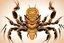 Placeholder: Detailed, illustration, realistic, symmetrical, poisonous scorpion, realistic.