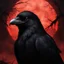 Placeholder: "Generate a high-resolution image of a very macabre crow. The scene should be set in dim, shadowy lighting, giving the atmosphere a dark and eerie feeling. The crow should have sinister, menacing features, with ragged feathers, sharp talons, and piercing eyes that glow faintly. Ensure that the background is ominous, perhaps with hints of fog or a moonlit graveyard, adding to the overall spooky ambiance. The entire image should convey a sense of dread and mystery." resolution 60k