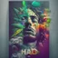 Placeholder: Create a composite that captures the initial allure and impact of trying hash or weed, emphasizing the emotions and sensations you felt poster colour composite