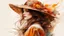 Placeholder: Vintage art, brown and orange shades, sunny day, straw hat for woman, summer dress, splashes of art, in the style of Dante Gabriel Rossetti, Yossi Kotler, Camilla D'Errico, masterpiece, fine art in the style of Carne Griffiths, Paula Hoppe