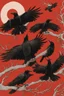 Placeholder: crows circling the fire