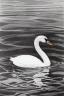 Placeholder: Swan in a lake by M.C.Escher