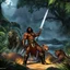 Placeholder: [digital artwork] Savage Tales