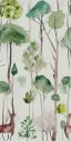 Placeholder: exquisite whimsical woodland watercolor, delicate, cute, adorable, linen backdrop