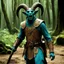 Placeholder: [photo from Pan's Labyrinth (2006)] the coloured extra terrestrial alien warrior was quick to laugh quick and terrible in his wrath. He was a valiant trencherman, and strong drink was a passion and a weakness with him. His fine ring-mail which sheathed his arms and leg; the blade at his girdle was a great broadsword; and his scarlet cloak could have been spun nowhere but in Ophir. his boots are in fur.