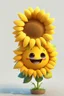 Placeholder: cheery and cute sunflower avatar full body