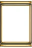 Placeholder: rectangular gold delicate art deco picture frame