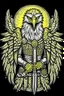 Placeholder: Eagle wearing crown and holding sword with Amberian Security Consulting under neath