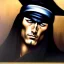 Placeholder: portrait of 'Mujuro Utsutsu-Ninja Scroll',painting by Earl Norem, simon Bisley, evan lee, 86-86, oil on canvas, cinematic composition, extreme detail,fit full head inside picture,8k