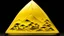 Placeholder: An ivory yellow sunlight pyramid painted by Hashimoto Gahō