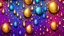 Placeholder: Hyper Realistic Blue-Rain-Drops on golden-maroon-&-purple groovy-retro grungy-backgrounds