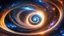 Placeholder: 21994, curvature of space and time, exquisite beauty, wormhole, fantasy world, luminous 3D complex forms, galaxy, beautiful composition, exquisite detail, 135mm lens