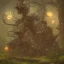 Placeholder: steampunk forest demons