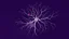 Placeholder: A minimalist abstract digital art graphic and ink montage,. Deep dark purple background with neural network, nervous system, white-dark blue-magenta-pale gray and black colors, Clean composition with strangge vibe, modern digital art style with surreal vibe, Photorealistic with emotional with abstraction , neurodivergens mood