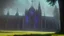 Placeholder: large cathedral near the forest