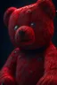 Placeholder: Teddy bear red creature fused ,insanely detailed, 16k resolution, cinematic smooth, intricate detail