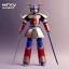 Placeholder: beautiful smooth realistic Japanese samurai robot body, run, cat aye, extremely sharp detail, finely tuned detail, ultra high definition, 8 k, unreal engine 5, ultra sharp focus, accurate sword wings, dark cosmos background