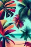 Placeholder: "Create AI wall art featuring a tropical paradise. Imagine a lush palm tree print and tropical leaf design. Emphasize vibrant, natural colors and a 16 x 20 print format. Craft an inviting wall poster, perfect for gifting or enhancing any living space with a touch of tropical serenity."
