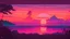 Placeholder: sunset, lofi colors, lofi vibes, cool colors