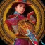 Placeholder: portrait,"Insanely detailed photograph of a spanish mariachi", highly intricate chainmail charo,colorful Sombrero,elegant, highly detailed D20, digital painting, artstation, concept art, smooth, sharp focus, illustration, art by artgerm and greg rutkowski and alphonse mucha, 8 k